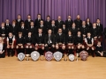Our Trophy haul 2013. oh, and some of our band members.